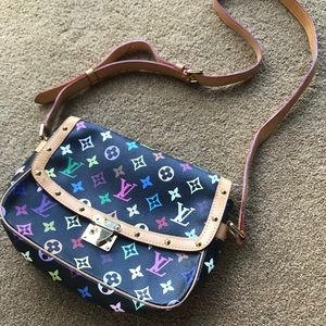 Louis Vuitton Black Monogram Multicolore